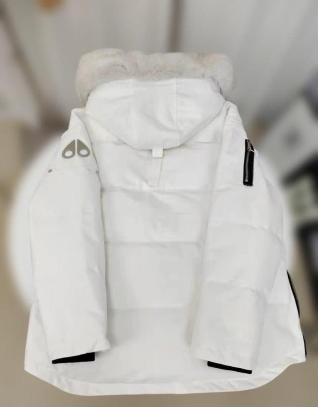 ムースナックルズ ダウンジャケット 2way リアルファーSサイズ